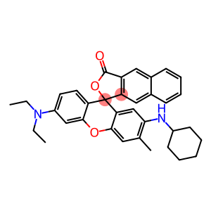 2'-Cyclohexylamino-6'-(diethylamino)-3'-methylspiro[naphtho[2,3-c]furan-1(3H),9'-[9H]xanthen]-3-one