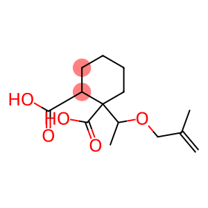 1,2-Cyclohexanedicarboxylic acid hydrogen 1-[1-(methallyloxy)ethyl] ester