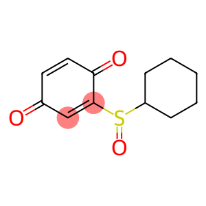 2-(Cyclohexylsulfinyl)-p-benzoquinone