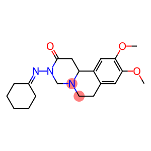 3-(Cyclohexylideneamino)-9,10-dimethoxy-1,3,4,6,7,11b-hexahydro-2H-pyrimido[6,1-a]isoquinolin-2-one