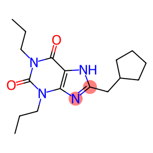 8-Cyclopentylmethyl-1,3-dipropylxanthine