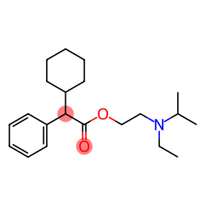 2-[[(Cyclohexyl)phenylacetyl]oxy]-N,N-diethyl-N-methylethanaminium