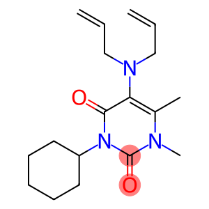 3-Cyclohexyl-5-(diallylamino)-1,6-dimethyluracil