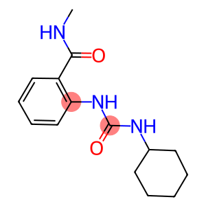 2-{[(cyclohexylamino)carbonyl]amino}-N-methylbenzamide