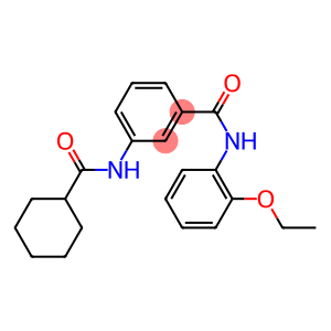 3-[(cyclohexylcarbonyl)amino]-N-(2-ethoxyphenyl)benzamide