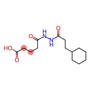 5-[2-(3-cyclohexylpropanoyl)hydrazino]-5-oxopentanoic acid