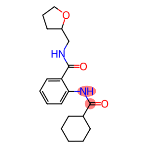 2-[(cyclohexylcarbonyl)amino]-N-(tetrahydro-2-furanylmethyl)benzamide