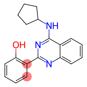 2-[4-(cyclopentylamino)-2-quinazolinyl]phenol