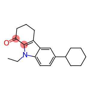 6-cyclohexyl-9-ethyl-2,3,4,9-tetrahydro-1H-carbazol-1-one