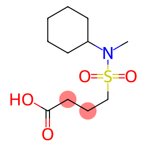 4-[cyclohexyl(methyl)sulfamoyl]butanoic acid