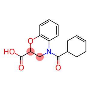 4-(cyclohex-3-en-1-ylcarbonyl)-3,4-dihydro-2H-1,4-benzoxazine-2-carboxylic acid