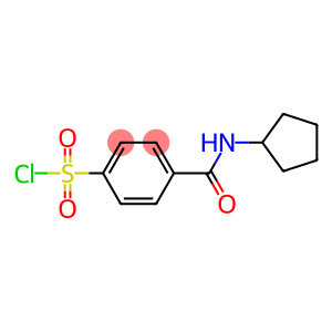 4-(cyclopentylcarbamoyl)benzene-1-sulfonyl chloride