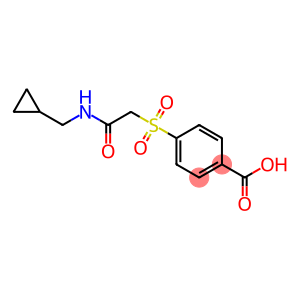 4-({2-[(cyclopropylmethyl)amino]-2-oxoethyl}sulfonyl)benzoic acid