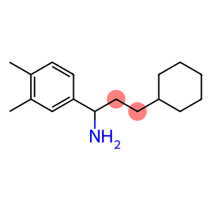 3-cyclohexyl-1-(3,4-dimethylphenyl)propan-1-amine