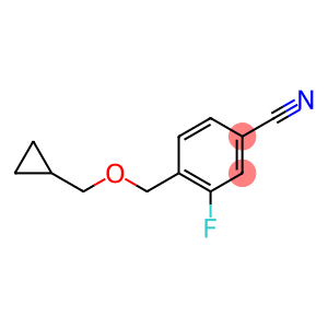 4-[(cyclopropylmethoxy)methyl]-3-fluorobenzonitrile