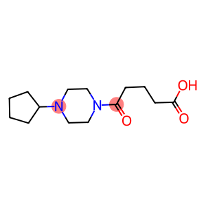 5-(4-CYCLOPENTYLPIPERAZIN-1-YL)-5-OXOPENTANOIC ACID