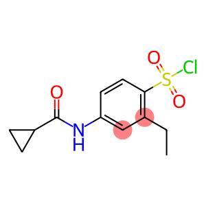 4-[(cyclopropylcarbonyl)amino]-2-ethylbenzenesulfonyl chloride