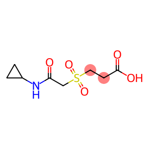 3-{[2-(cyclopropylamino)-2-oxoethyl]sulfonyl}propanoic acid