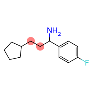 3-cyclopentyl-1-(4-fluorophenyl)propan-1-amine