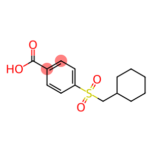 4-[(cyclohexylmethyl)sulfonyl]benzoic acid