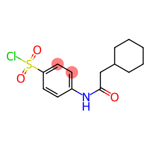 4-(2-cyclohexylacetamido)benzene-1-sulfonyl chloride