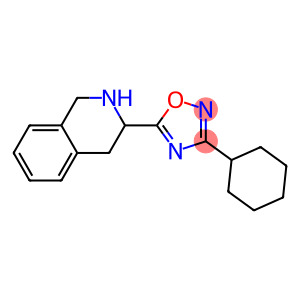 3-cyclohexyl-5-(1,2,3,4-tetrahydroisoquinolin-3-yl)-1,2,4-oxadiazole