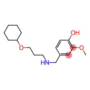 4-({[3-(cyclohexyloxy)propyl]amino}methyl)-2-methoxyphenol