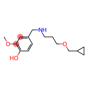 4-({[3-(cyclopropylmethoxy)propyl]amino}methyl)-2-methoxyphenol