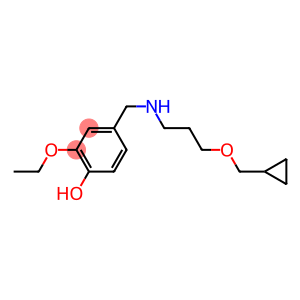 4-({[3-(cyclopropylmethoxy)propyl]amino}methyl)-2-ethoxyphenol