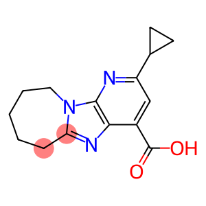 2-CYCLOPROPYL-7,8,9,10-TETRAHYDRO-6H-PYRIDO[3'',2'':4,5]IMIDAZO[1,2-A]AZEPINE-4-CARBOXYLIC ACID