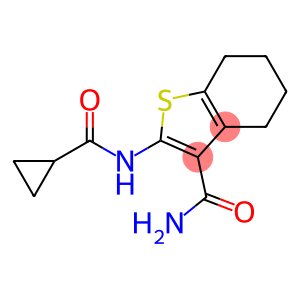 2-[(cyclopropylcarbonyl)amino]-4,5,6,7-tetrahydro-1-benzothiophene-3-carboxamide