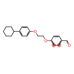 4-[2-(4-cyclohexylphenoxy)ethoxy]benzenecarbaldehyde