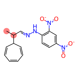 2-(2,4,6-CYCLOHEPTATRIENYL)PROPIONALDEHYDE(2,4-DINITROPHENYL)HYDRAZONE