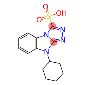 9-CYCLOHEXYL-9H-BENZO[4,5]IMIDAZO[2,1-C][1,2,4]TRIAZOLE-3-SULFONIC ACID