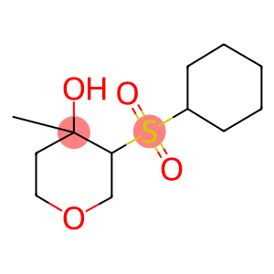 3-(CYCLOHEXYLSULFONYL)-4-METHYLTETRAHYDRO-2H-PYRAN-4-OL