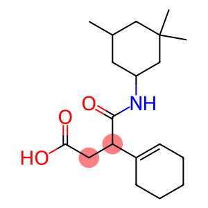 3-cyclohex-1-enyl-4-oxo-4-[(3,3,5-trimethylcyclohexyl)amino]butanoic acid