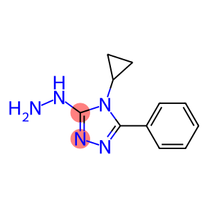 4-cyclopropyl-3-hydrazino-5-phenyl-4H-1,2,4-triazole