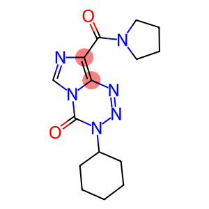 3-CYCLOHEXYL-8-(PYRROLIDIN-1-YLCARBONYL)IMIDAZO[5,1-D][1,2,3,5]TETRAZIN-4(3H)-ONE