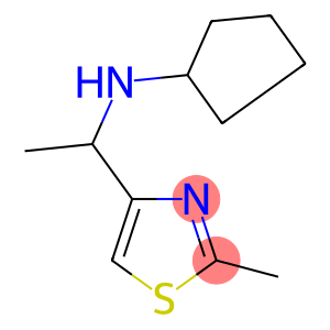 CYCLOPENTYL-[1-(2-METHYL-THIAZOL-4-YL)-ETHYL]-AMINE