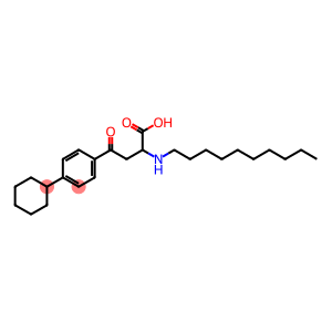 4-(4-CYCLOHEXYLPHENYL)-2-(DECYLAMINO)-4-OXOBUTANOIC ACID