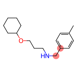 [3-(cyclohexyloxy)propyl][(4-methylphenyl)methyl]amine