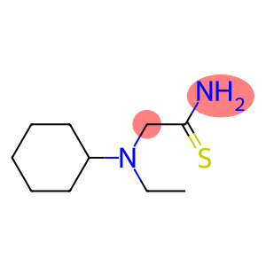 2-[cyclohexyl(ethyl)amino]ethanethioamide