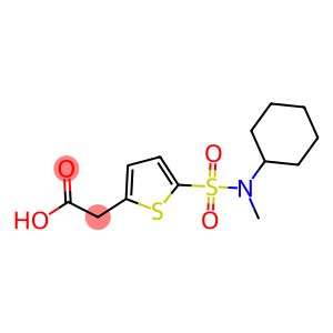 2-{5-[cyclohexyl(methyl)sulfamoyl]thiophen-2-yl}acetic acid