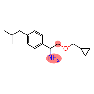 2-(cyclopropylmethoxy)-1-[4-(2-methylpropyl)phenyl]ethan-1-amine