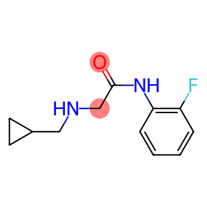 2-[(cyclopropylmethyl)amino]-N-(2-fluorophenyl)acetamide