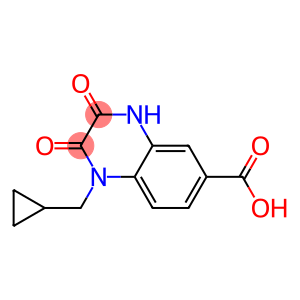 1-(cyclopropylmethyl)-2,3-dioxo-1,2,3,4-tetrahydroquinoxaline-6-carboxylic acid