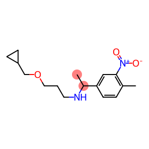 [3-(cyclopropylmethoxy)propyl][1-(4-methyl-3-nitrophenyl)ethyl]amine