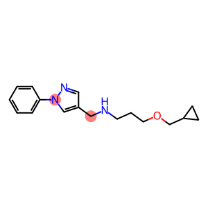 [3-(cyclopropylmethoxy)propyl][(1-phenyl-1H-pyrazol-4-yl)methyl]amine