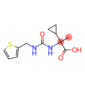 2-cyclopropyl-2-{[(thiophen-2-ylmethyl)carbamoyl]amino}propanoic acid