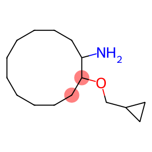 2-(cyclopropylmethoxy)cyclododecan-1-amine